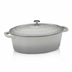 Bräter Calido Oval Grau