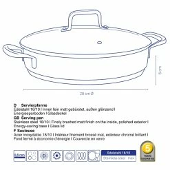 Servierpfanne Flavoria 28 CmØ -Promos Bad Boutique shop 10186c s