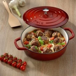 Bräter Calido Flach Rot 3,2 L -Promos Bad Boutique shop 11938a s