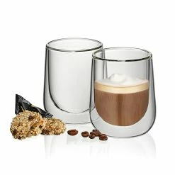 Cappuccinoglas Fontana 2tlg. -Promos Bad Boutique shop 12404b s