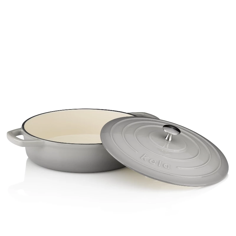 Bräter Calido Flach Grau 3,2 L 4 Bräter Calido Flach Grau 3,2 L – Bild 2