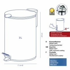 Kosmetikeimer Mats 3L -Promos Bad Boutique shop 23612d s