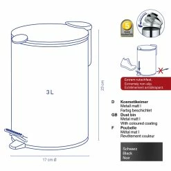 Kosmetikeimer Mats 3L -Promos Bad Boutique shop 23614d s