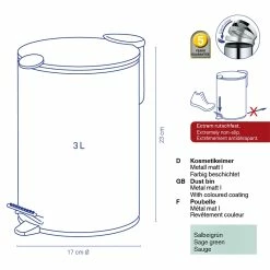 Kosmetikeimer Mats 3L -Promos Bad Boutique shop 23616f s