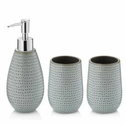 Badezimmerset Dots 3tlg.